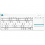 K400 Plus Wireless Touch US bela tastatura