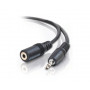 Kabl audio 3.5mm - 3.5mm M/F (produžni) 2.5m crni