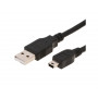 Kabl 2.0 USB A - USB Mini-B M/M 1.5m crni