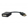Adapter - konvertor DisplayPort (M) to DVI-I (F) crni