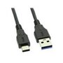 E-GREEN Kabl USB 3.0 A - USB 3.1 tip C M/M 1m crni