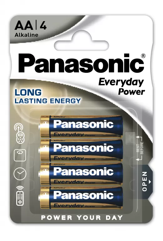 PANASONIC baterije LR6EPS/4BP-AA 4kom 3+1F Alkaline Everyday