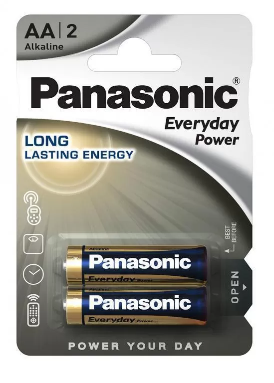 PANASONIC baterije LR6EPS/2BP-AA 2kom Alkalne Everyday