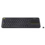 LOGITECH K400 Plus Wireless Touch YU crna tastatura