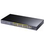 Cudy GS1028PS2 PoE+ Gigabit svic 24-port 101001000Mbs 802.3ataf do 370W (port do 32W) + 2 x Gigabit + 2 x Combo (SFPUTP),  VLAN