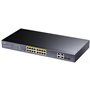 Cudy GS1020PS2 PoE+ Gigabit svic 16-port 101001000Mbs 802.3ataf do 280W (port do 30W) + 2 x Gigabit + 2 x Combo (SFPUTP),  VLAN