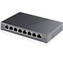 TP-Link TL-SG108PE PoE EasySmart upravljiv svic 8-port Gigabit 101001000Mbs, 4 PoE porta 802.3af do 55W, VLAN 802.1QMTUPort, QoS
