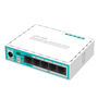 MikroTik RB750r2 hEX lite ruter sa 5 x LAN  WAN portova 10100Mbs, VPN ruter  firewall  bandwith manager  load balance, PoE in 6-
