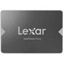 LEXAR NS100 256GB SSD, 2.5”, SATA (6Gb/s), up to 520MB/s Read and 440 MB/s write