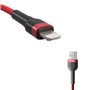 KABL MS USB-A 2.0-LIGHTNING,1m,crveni